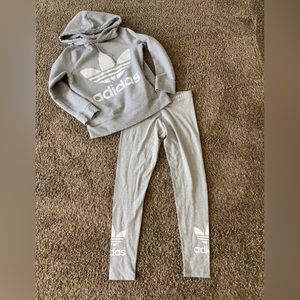 Adidas Trefoil Hoodie Leggings Set